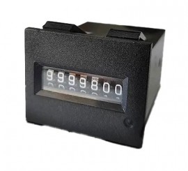 Trumeter E760 Series Non-Reset Totalizing Counter, 12 V DC, 10 CPS, panel mount-