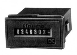 Trumeter H372012-24DC Hour Run Meter, 12 to 24 VDC, Spring Clip-