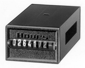 Trumeter HK1740/110VAC/60HZ Miniature Time Meter, 110 VAC-