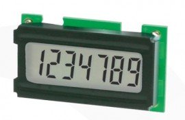 Trumeter K191 Totalizing Counter Module for PCB mount, 9 to 60 V DC, 7-digit LCD-