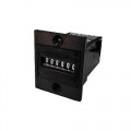 Trumeter KE-610 Series Non-Reset Totalizing Counter, 110 V DC, 10 CPS, diode suppression, flange mount-