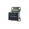 Trumeter KE 610 Series Non-Reset Totalizing Counter, 4.5 to 6 V DC, 10 CPS, front and base mount-
