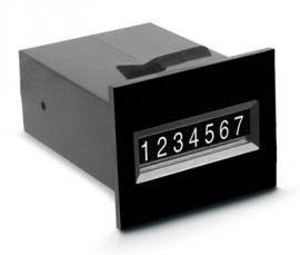 Trumeter P9-4017 Non-Reset Electromechanical Counter, 12 VDC, PCB-Mounting-