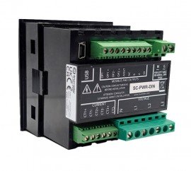 Trumeter SC-PWR-DIN Power Signal Conditioner, 0 to 10,000 KA, 0 to 300 V AC, 0 to 600 V AC, DIN rail-