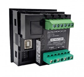 Trumeter SC-VOLT-DIN Volt Signal Conditioner, 0 to 600 V DC/AC (+/-), DIN rail-