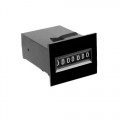 Trumeter 4017 Series 7-Digit Non-Reset Totalizing Counter, 12 V DC, 25 CPS, snap-in mount-