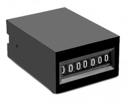 Trumeter T11-4017 Rear-Mount 7-Digit Electromechanical Counter with 10.5&amp;quot; wire leads, 5 V DC, non-reset-
