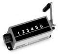 Trumeter V1-2936 Heavy-Duty Stroke Counter with V-Base Mount, Right-Hand, Top-Coming-