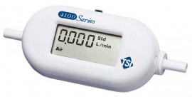 TSI Alnor 4140 Mass Flowmeter for Gases (Air, O<sub>2</sub>, N<sub>2</sub>) with LCD, 0.01 to 20 Std L/min, 0.25" Tube-