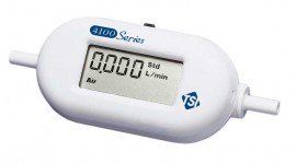 TSI/Alnor 41433 Flow Meter (Air, O<sub>2</sub>, N<sub>2</sub>, N<sub>2</sub>O) with LCD, 0.01-20 Std L/min-