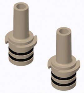 TSI/Alnor 5200-025IN Tube End Adapter for 5200 flowmeters, 0.25&amp;quot;-