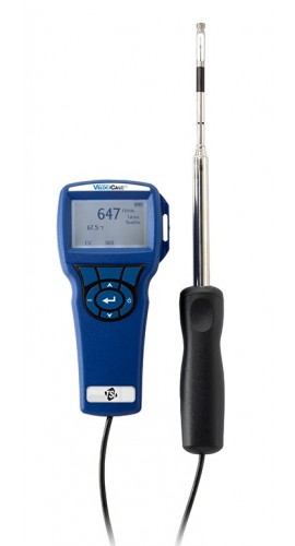 TSI 9535-AC VelociCalc Air Velocity Meter, 0 to 6,000 ft/min (0 to 30 m/s), straight-