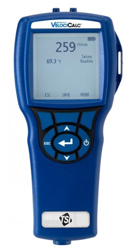 TSI/Alnor 9565-X VelociCalc Multi-Function Ventilation Meter with Bluetooth, 250 to 15,500 ft/min-