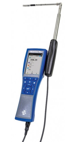 TSI VelociCalc Pro 9650 Multi-Function Ventilation Meter with Bluetooth and articulating probe, 0 to 9999 ft/min, 14 to 140&amp;deg;F-