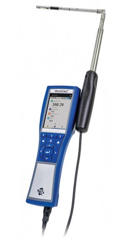 TSI VelociCalc 9600 Multi-Function Ventilation Meter with articulating probe and ISO 17025 accreditation, 0 to 9999 ft/min, 0 to 200&amp;deg;F-
