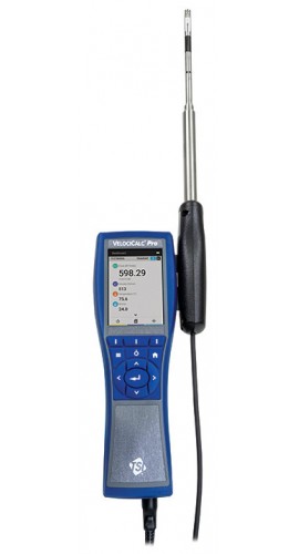 TSI VelociCalc Pro 9650 Multi-Function Ventilation Meter with Bluetooth/straight probe/ISO 17025 accreditation, 0 to 9999 ft/min, 14 to 140&amp;deg;F-