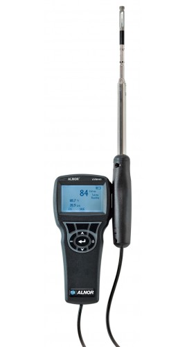 TSI Alnor AVM440 Velometer Thermal Anemometer with Straight Probe-