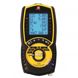 UEi C161C  Residential Flue Gas Combustion Analyzer with Case-