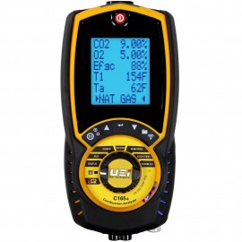 UEI C165+OIL Combustion Analyzer, 0 to 10,000 ppm CO-