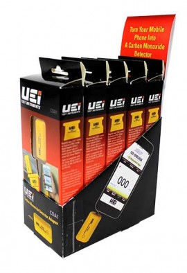 UEi COA1PK Carbon Monoxide Detector Adapters, 0 to 999 ppm, 5-Pack-
