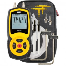 UEi EM720SPKIT Hi-Res Differential Manometer Static Pressure Kit-