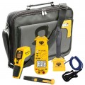 UEI HVACKITPRO Digital Clamp-On Meter Kit, HV AC, 6-Piece-