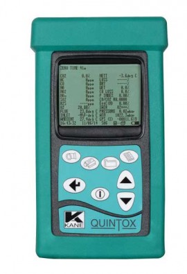 UEi K9206C4 Industrial Combustion Analyzer with NO, NO2 and SO2 Sensors, 0 to 25% O2, 2,000 ppm CO-