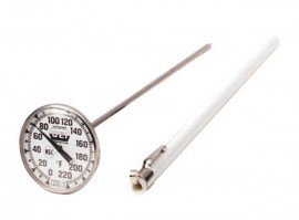 UEi T125/3 Pocket Dial Thermometer, 25 to 125&amp;deg;F, 1.75" Dial-