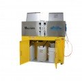 Uni-Ram UE5000W Spray Gun Washer with touchscreen control, solvent and water tanks-
