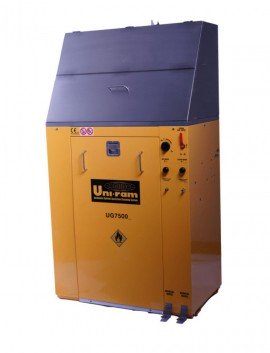 Uni-Ram UG7500HE Automatic Spray Gun Washer, pressure pot hose cleaning, combo ready-