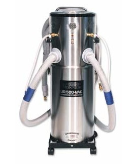 Uni-Ram UR500VAC-A Sanding Vacuum with two hoses, air powered, stainless steel-