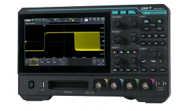 UNI-T MSO1254HD HD Oscilloscope with REAL 12-bit resolution, 250MHz, 2.5 GSa/s, 4 CH, Memory Depth: 100 Mpts, 1,000,000 wfm/s, 7&quot; HD multi-touch display-