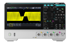 UNI-T UPO1084HD HD Oscilloscope with REAL 12-bit resolution, 80MHz, 1.25 GSa/s, 4 CH, Memory Depth: 100 Mpts, 1,000,000 wfm/s, 7&quot; HD multi-touch display-