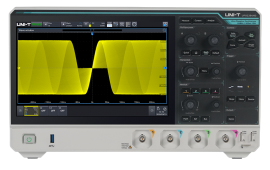 UNI-T UPO2202HD HD Oscilloscope with REAL 12-bit resolution, 200MHz, 2.5 GSa/s, 2 CH, Memory Depth: 100 Mpts, 1,000,000 wfm/s, 10.1" HD multi-touch display-
