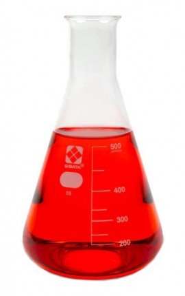 VEE GEE 10530-500A SIBATA Glass Erlenmeyer Flask, 500 mL, 10-pack-