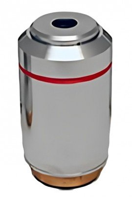 VEE GEE 1100-100xBAO Microscope Objective for the 1100AMH/AML and 1109AMI/AML, 100x achromatic-