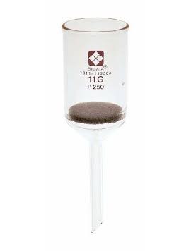 VEE GEE 1311-1740 SIBATA Buchner Funnel with fritted disc, partly coarse porosity-