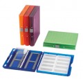 VEE GEE 1400-SLCS101 Microscope Slide Box, pack of 5, assorted colors-