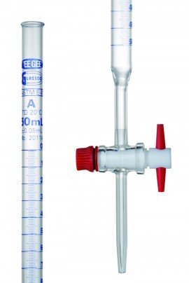 VEE GEE 20114-25 Glass Buret, 25 mL-