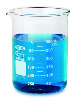 VEE GEE 20229-20 Glass Beaker, 20 mL-
