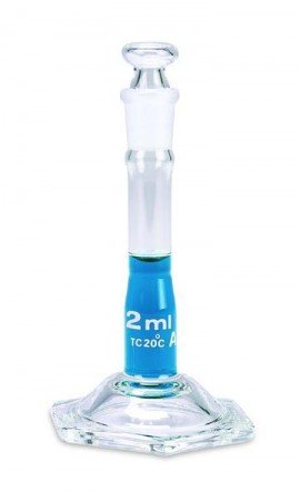 VEE GEE 2306A-2 SIBATA Class A TC Micro Volumetric Flask, 2 mL-