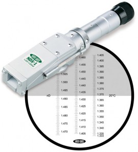 VEE GEE NDX-2 (43055) Handheld Refractometer, Refractive Index (ND) Scale-