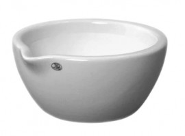 VEE GEE 53121-1110 Porcelain Mortar, 70 ml,  2.5&amp;quot;-
