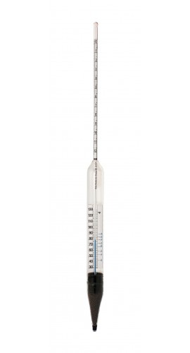 VEE GEE 6601TS-13F Brix Hydrometer with therometer, &amp;deg;F, -5 to 5&amp;deg;-