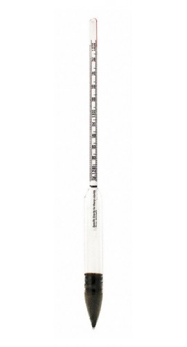 VEE GEE 6602-4S Ultra Precision Specific Gravity Hydrometer, 0.82 to 0.89, 0.001-