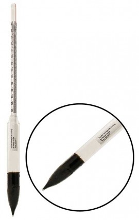 VEE GEE 6603DS-2, Dual Scale Hydrometer, Specific Gravity 1.200 to 1.420, Baume 25 to 42-