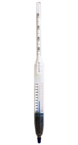 VEE GEE 6604-2 Hydrometer, Specific Gravity 1.200 to 1.450-