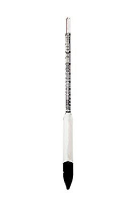 VEE GEE 6612-1 Alcohol Hydrometer, Tralle and Proof scales-