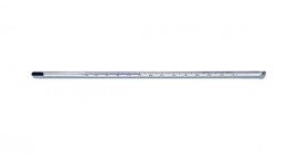 VEE GEE 80703E-A Serialized Immersion Thermometer with armor, 0 to 300&amp;deg;F, total immersion-