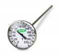 VEE GEE 82550DG Scientific Thermometer with dial, 50 to 550&amp;deg;F/10 to 290&amp;deg;C, 8&amp;quot; stem-